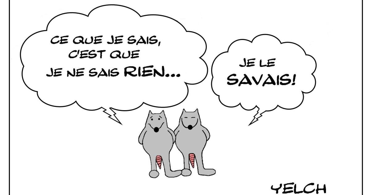 Je savais que tu savais que tu ne savais rien