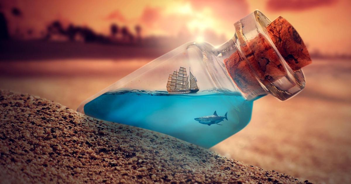 Une bouteille à la mer