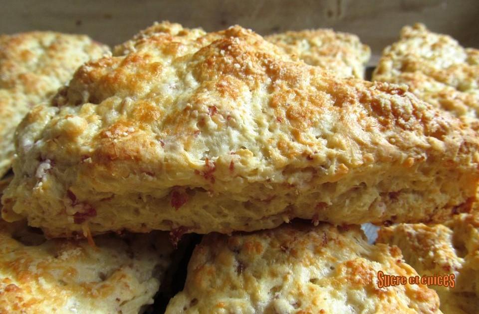 Scones au jambon du pays et fromage
