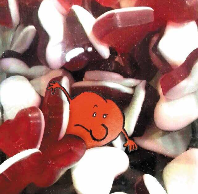 un p'tit coeur englué ! 