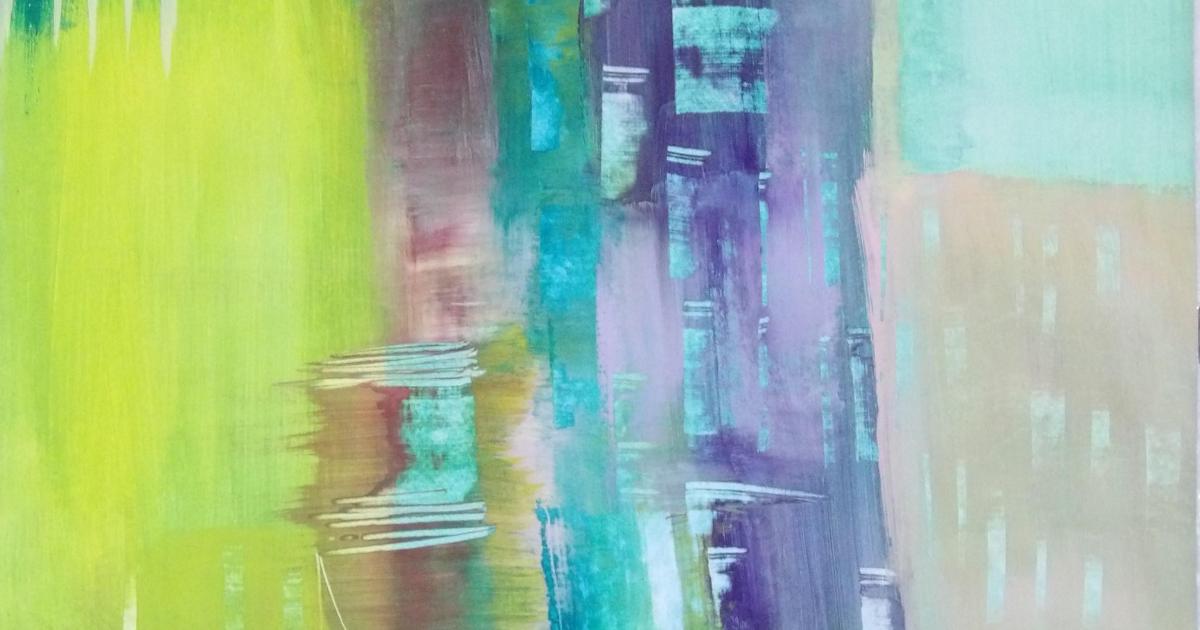 la porte dérobée - peinture au fil du temps - 2009