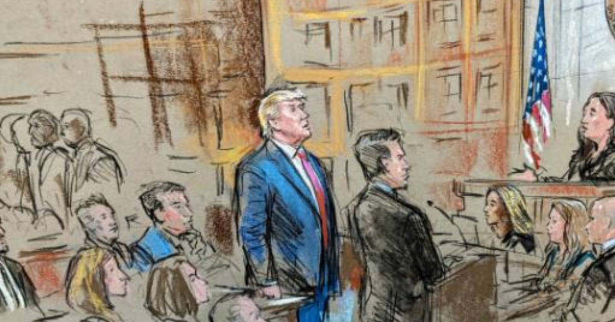 "Trump pleads not guilty" !