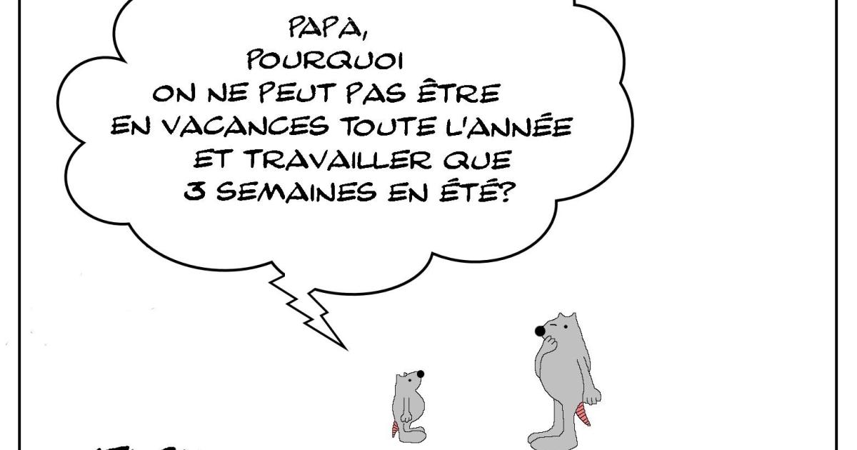 Bébé raton et les vacances d'été