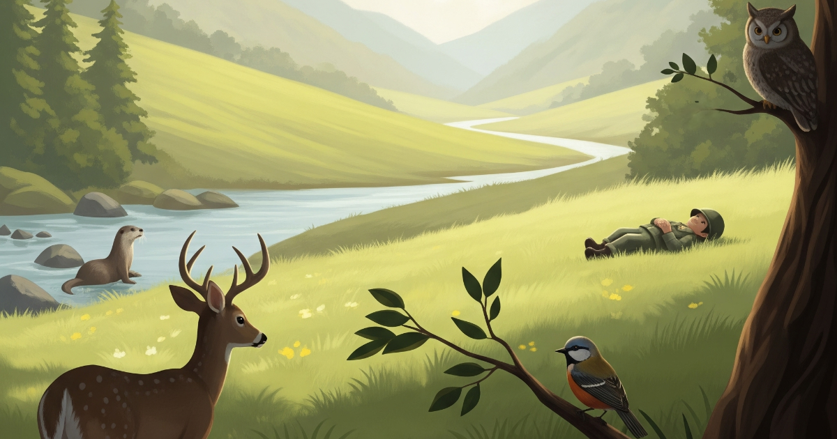 Le Soldat, la Rivière et la Leçon du Val