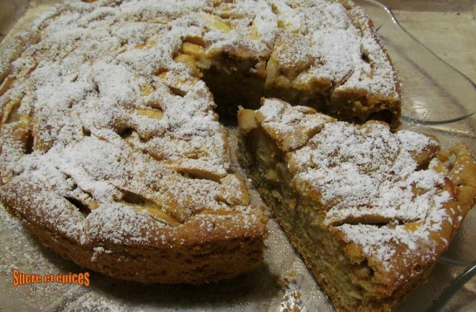 Gâteau très moelleux aux pommes et aux amandes