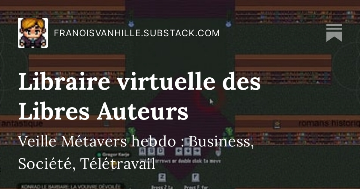 Libraire virtuelle des Libres Auteurs