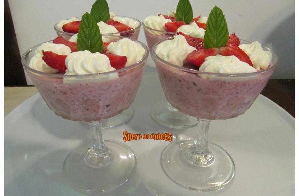Mousse de fraises au Jujube (Graines de la Paix)
