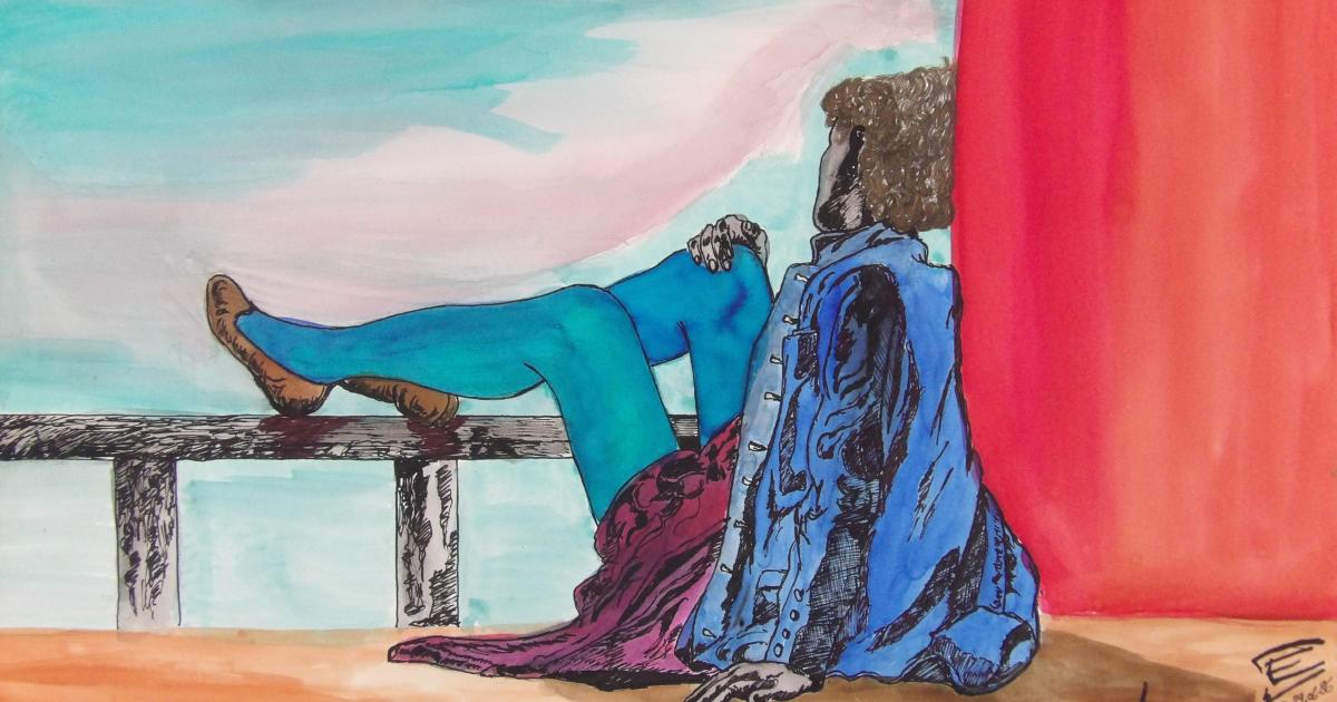 Le crépuscule - recherche de la sensualité dans l'expression picturale - 1986