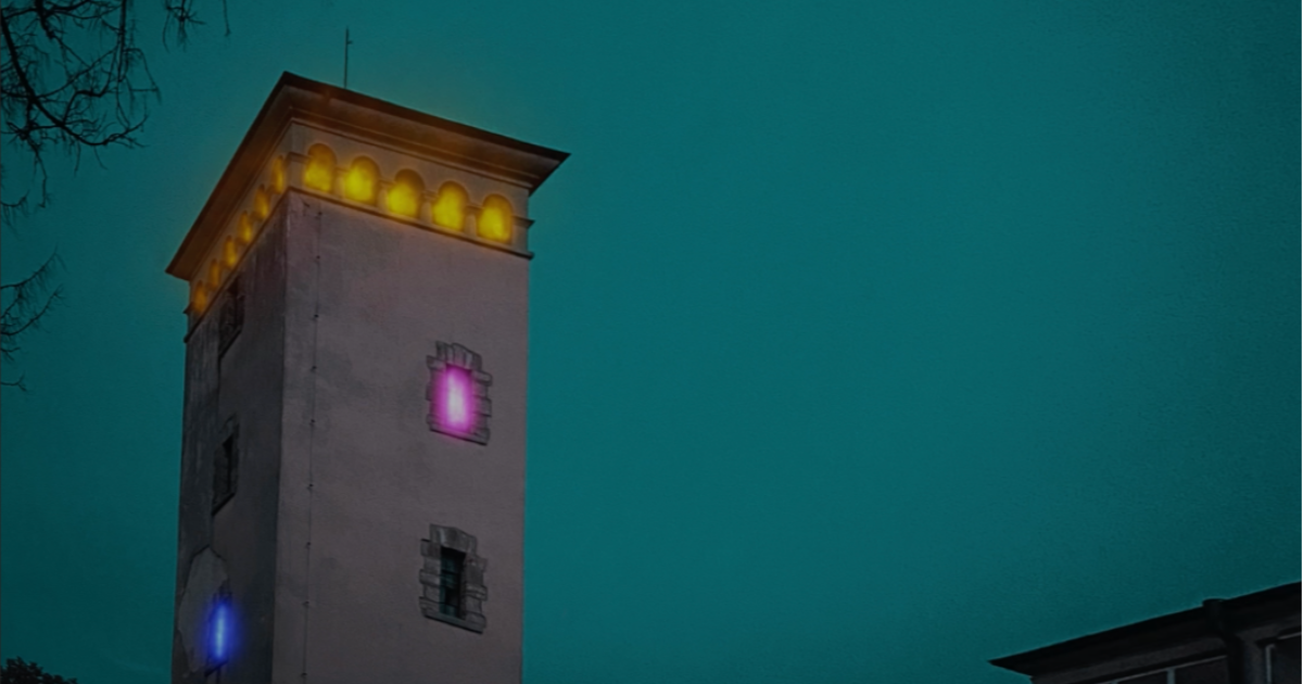 Abastract Music Light Tower