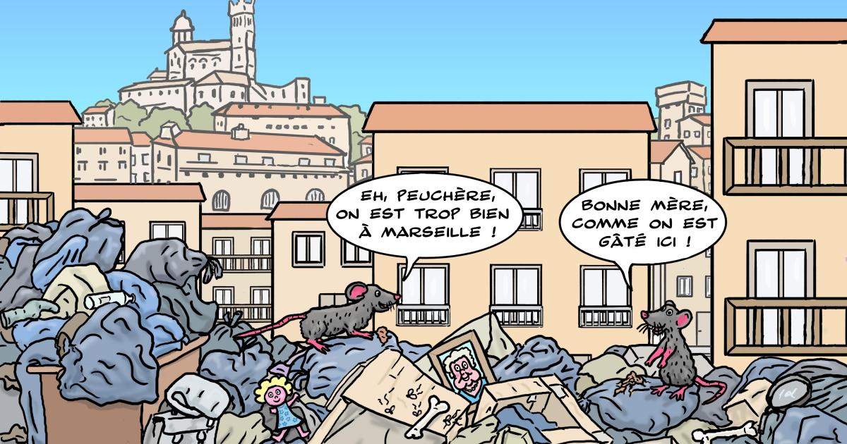 Marseille sous les ordures