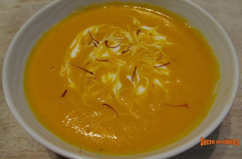 Velouté de carottes au safran