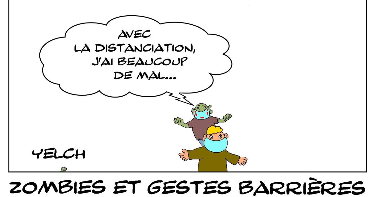 Zombies et gestes barrières