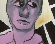 galeries des masques - Comme un coup de poing - peinture au fil du temps - 1995