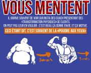 Les transformations physiques vous mentent