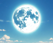 Le retour de la lune en plein jour