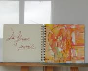Carnets Dessins jeux de couleurs et d'ombres : Carnet 6 2018 - La flamme inversée
