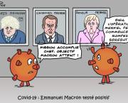 Covid-19 : Macron testé positif