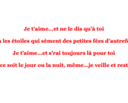 Je t'aime (pour album 2025)