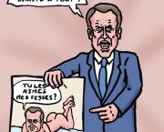Macron et les caricatures