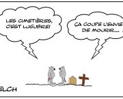 Lugubres cimetières