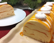 Bûche glacée Semifreddo vanille passion - Recette en vidéo