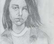 Carnets Dessins jeux de couleurs et d'ombres : 1993- Les adolescentes - Sandra