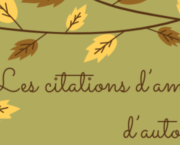 Les Citations d'Amour d'Automne