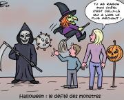 Le Covid-19 le jour d'Halloween