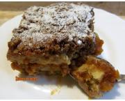 Pudding aux pommes, sirop d'érable et épices