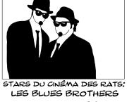stars du cinéma des rats : les blues brothers
