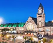 La place de la gare de Metz