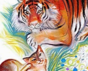 From Purrs to Roars : The Love Tale of the Pussy Cat and the Tiger