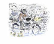 surpris par la pluie