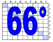 66° diagosudoku, avec la solution du soixante-cinquième