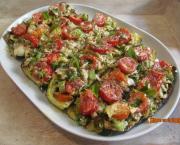 Courgettes farcies à la méditerranéenne - Recette en vidéo
