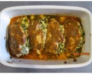 Blancs de poulet farcis aux épinards et fromage frais de chèvre - recette en vidéo