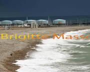 Le joueur de biniou sur la plage du Havre