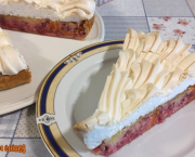 Tarte meringuée aux framboises et abricots - Recette en vidéo