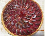 Tarte aux figues cuites à la crème pâtissière