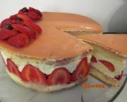 Fraisier à la crème mousseline