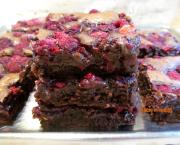 Brownie chocolat-framboises