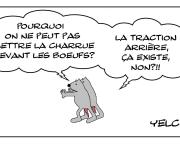 La charrue avant les boeufs ou les débuts de la traction arrière