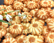 Sablés en forme de fleurs (Kourabié de Bakou) - Recette en vidéo