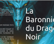 Sortie de mon roman : La Baronnie du Dragon Noir