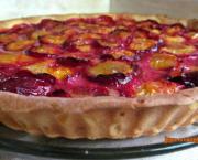Tarte aux prunes rouges
