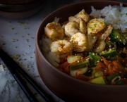 Riz frit aux crevettes façon thaï