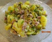 Salade de pommes de terre au thon et olives