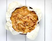 Tarte alsacienne à la rhubarbe