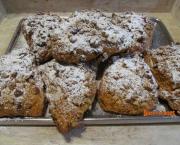 Scones orange canneberges à la crème fraîche