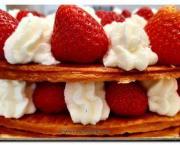 Mille-feuilles aux fraises